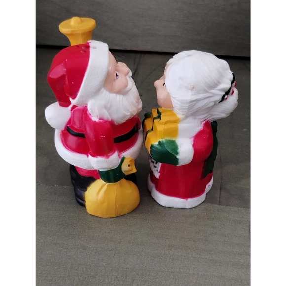 Vtg McCrory Santa & Mrs Clause Salt n Pepper Shakers Hong Kong Christmas NOS(z) - Picture 8 of 9